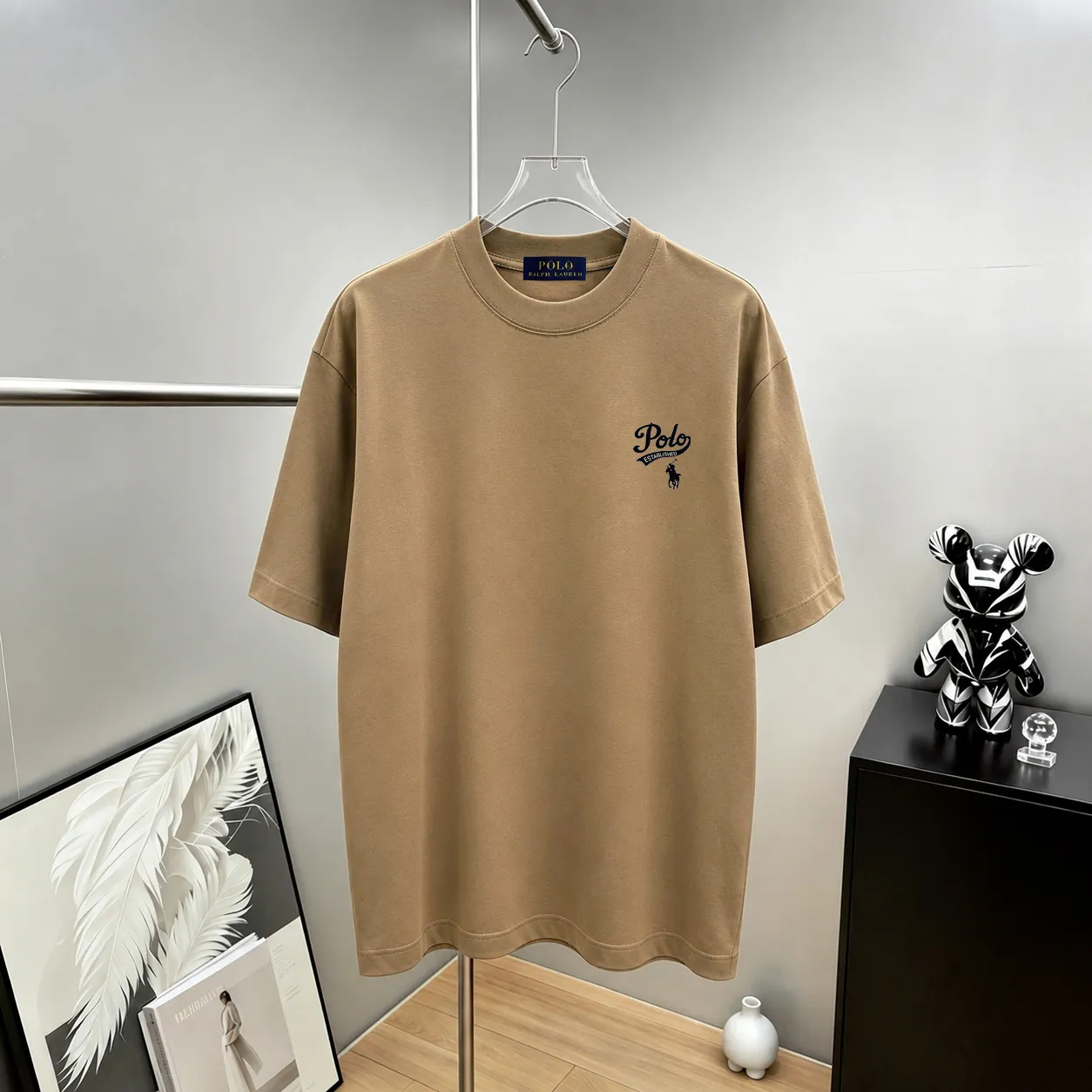 Ralph*Lauren* Hot Sale · g 《 》 tee ， Same Style ， : Black White Coffee Brown Size：S（90-130 ） M（125-150 ） L（135-165 ） XL（160-190 ） XXL（185 ）